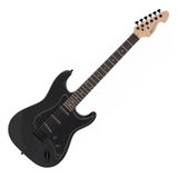 Guitarra Michael Standard Strato Gm217n Metallic All Black