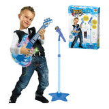 Guitarra Microfone E Pedestal