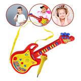 Guitarra Musical Infantil Microfone