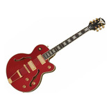 Guitarra Semi Acústica EpiPhone Uptown Kat Es Red Metallic *