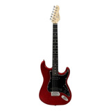 Guitarra Strato Elétrica Giannini G 102 Chave Seletora Cor Metallic Red Material Do Diapasão Madeira Técnica Orientação Da Mão Destro
