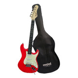 Guitarra Stratocaster Tagima Memphis Mg 30 Vermelha C/ Capa