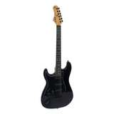 Guitarra Stratocaster Tg-500 Canhoto 22 Trastes Tagima Preto Cor Black Material Do Diapasão Madeira Técnica
