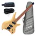 Guitarra Strinberg Multiscale Shn6 Next Gd Dourada + Itens Cor Amarelo Material Do Diapasão N/a Orientação Da Mão Destro