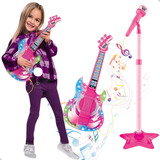 Guitarrinha Infantil Com Microfone