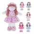 Gulu Boneca De Pano Menina Vestido Estampas Sortidas