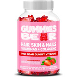 Gummy Bear Hair Vitamin Original Crescimento Do Cabelo Unha