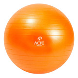 Gym Ball 45 Cm Laranja Bomba De Ar Pilates Exercícios 