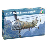 H-21c Flying Banana Gunship 1/48 Kit De Montar Italeri 2774