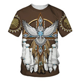 H Camiseta Masculina Com Estampa 3d Da Cultura Indiana