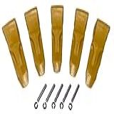 H L H L Tooth Company 1U3202E Cat Caterpillar Style J200 Rock Penetrator Escavadeira Dentes De Caçamba Pacote Com 5 Com Pinos E Retentores 1U 3202E