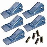 H L H L Tooth Company 23Sp Dentes De Caçamba De Retroescavadeira Fabricados Com Lâmina Forjada Pinos Flexíveis 23Fp Pacote Com 5 Para Deere Case Jbc E Muito Mais Fabricado 
