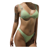 H Maiô Feminino De Duas Peças Em Cores Lindas Bikini