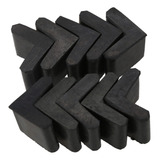 H Tampas De Borracha Com Pés De Ferro Em L shaped