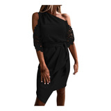 H Vestido Feminino Solido
