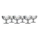 Ha skraft Jogo Com 6 Tacas De Sobremesa Diamond 390 Ml Transparente Tsbd 310tr