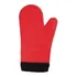 Ha skraft Slcn 013 Luva Termica Cozinha De Silicone Revestida Tecido Longa Cor Vermelho