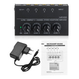 Ha400 Amplificador Fone Ouvido 4 Canais Stereo Portatil