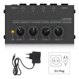 Ha400 Miniamplificador Fone Ouvido 4 Canais