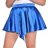 Haikyuu Saia Feminina De Líder De Torcida Cosplay Fantasia De Torcida Para Halloween, Azul, P