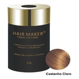 Hair Maker Fibras Capilares 25 Gramas Cor Castanho Claro