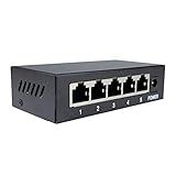 Haiz Switch De Mesa 5 Portas Rede Gigabit RJ45 HZ 1005G