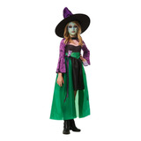 Halloween 2023 Fantasia Bruxa Infantil Vestido