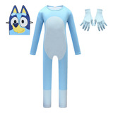 Halloween Blueys Cosplay Crianças Macacão Apertado