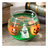 Halloween Ghost Candle Scene