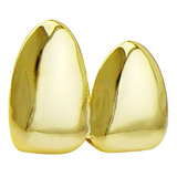 Halloween Vampire  Dourado 18k  2 Peças  Grelhadores De Dent