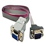 Halokny Suporte De Porta Macho Serial DB9 Para Cabo Adaptador Serial Fêmea DB9 1m 