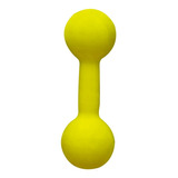 Halter Bola Emborrachado Para Treino E Musculação 4kg Cor Amarelo