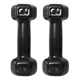 Halter Sextavado Emborrachado 02kg Dumbbell Para Treino Funcional E Fisioterapia