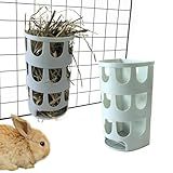 Hamiledyi Alimentador De Feno De Porquinho Da índia 2 Peças Suporte Para Animais De Estimação Gaiola Pendurada Alimentador De Grama Para Animais Pequenos Acessórios Para Coelhos E Chinchila De