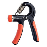 Hand Grip Com Mola Ajustável 5 A 60kg Fitness Fisioterapia Cor Preto E Laranja
