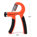 Hand Grip Profissional Ajustável De 60 A 5 Kg Flexor C Mola Cor Laranja