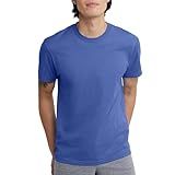 Hanes Camiseta Masculina Originais Camiseta De Algodão Leve Tamanhos Grandes E Altos Azul Forte Profundo 4G Alto