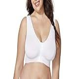 Hanes Sutiã Feminino Just My Size Pure Comfort- Camiseta Sem Fio Com Fecho Frontal- Branco- 1X