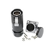 HangTon LP20 6 Pinos Conector Painel Soquete Fêmea Macho Impermeável IP67 Elétrico Quick Connect Anteparo
