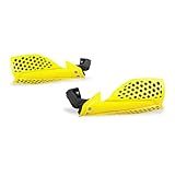 HAONEL Protetores De Mão Universal Dirt Bike 7 20 3 Cm 22 Mm Alumínio Motocicleta Guidão Alavanca Protetor De Mão Acessórios Para Motocross Off Road Enduro ATV Pit Bike Amarelo E Preto 