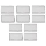 Haosie 10PCS Game Cartridge Case Box Transparent Anti Dust Cover Storage Box Game Card Case Compatible With Nintendo Game Boy Advance GBA 2 6 X1 6X 0 3in 