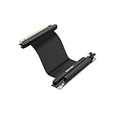 HAOYEXIN Cabo De Extensão PCIE 3 0 X16 PCI E 16x Cabo Riser De Alta Velocidade Extrema Adaptador De Cartão De Extensão Conector De Ângulo Reto 20 Cm