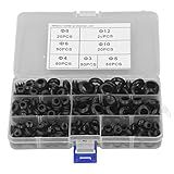 HappyFit 260 Peças Kit De Sortimento De Anéis O De Borracha Nitrílica Arruelas De Vedação Para Injetor De Combustível De Encanamento De Ar