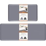 HappyTrends Tapete De Cozinha Acolchoado Anti Fadiga De 2 Peças Tapete De Espuma Ergonômico Resistente E Confortável Tapetes De Cozinha Antiderrapantes À Prova D Água Para Casa Escritório 17 3 X