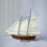 HAPYLY Escala DIY Hobby Navio De Madeira Ciência Equipmen Montagem Kits De Barco Kit Decoração Brinquedo Presente 1 120