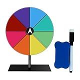 Harayaa Conjunto De Toca Discos De Mesa  Roda De Roleta Lucky Draw  Conjunto De Borracha De Caneta Apagável  Roda Da Sorte De Mesa Portátil Para Feira