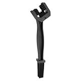HARFINGTON Escova De Limpeza De Corrente De Bicicleta Escova De Corrente De Motocicleta Kit De Escova De Limpeza De Bicicleta Para Ferramentas De Limpeza De Manutenção De Engrenagens Preta