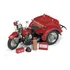 Harley Davidson Fire Servcar Bombeiro Franklin Mint 1/10