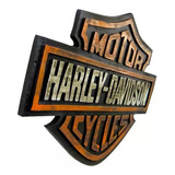 Harley Davidson Placa Decoracao