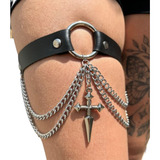 Harness Alternativa Gotica Coxa Cruz Corrente Punk Rock Off